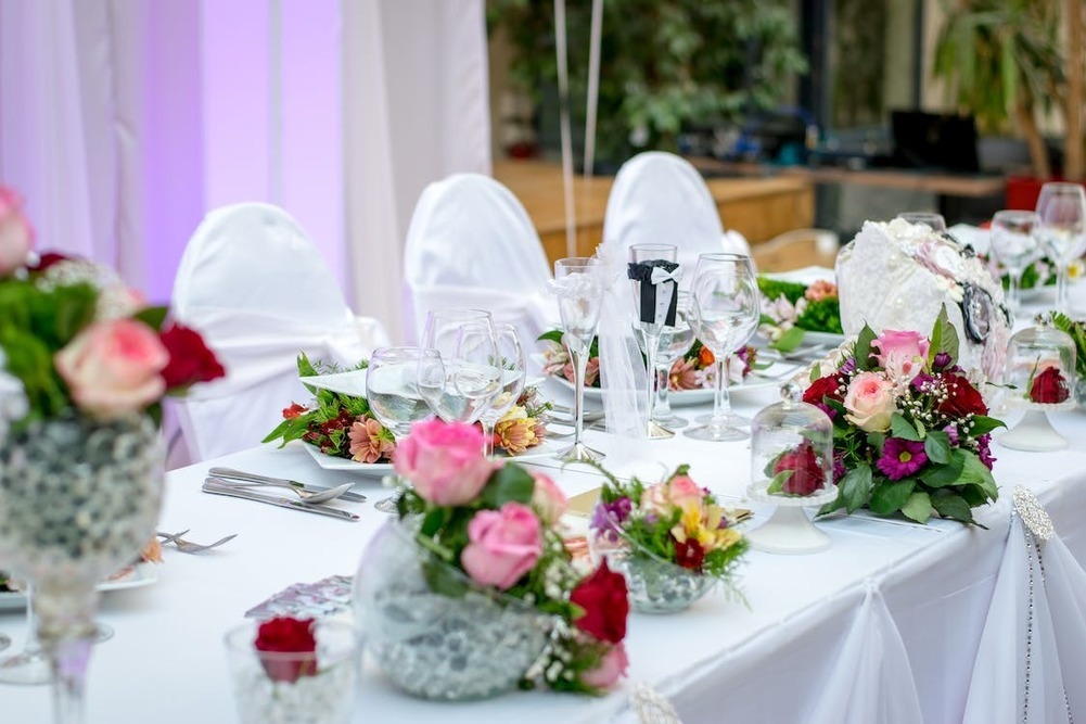 Egenodlade blommor till eventet